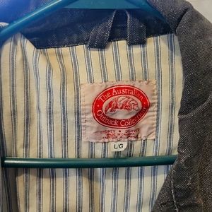 Vintage men's denim bomber